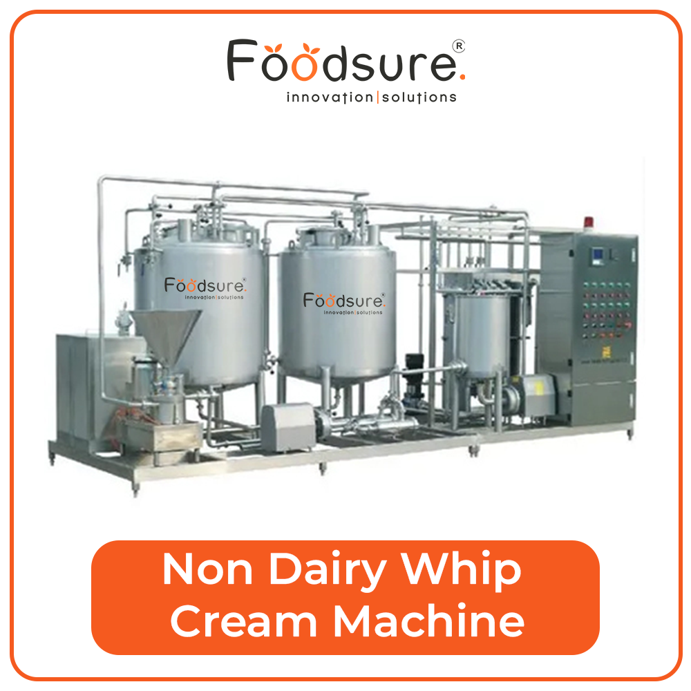 Non Dairy Whip Cream Machine - Capacity: Upto 3000 Kg/hr