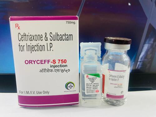 CEFTRIAXONE SULBACTAM 750MG - INJECTION FOR BACTERIAL INFECTIONS | Bactericidal, Broad Spectrum, Stable, Synergistic, Versatile