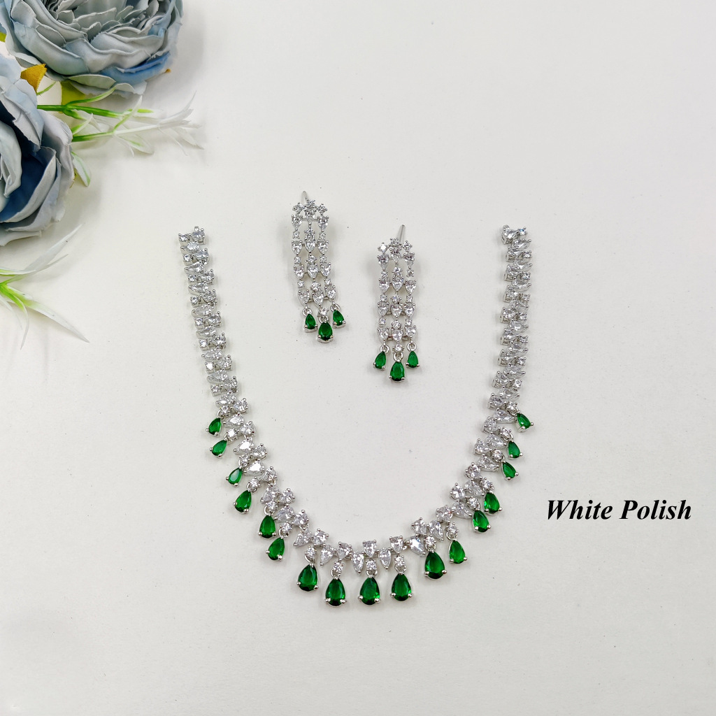 Colourful Stone Necklace Set - Gender: Women