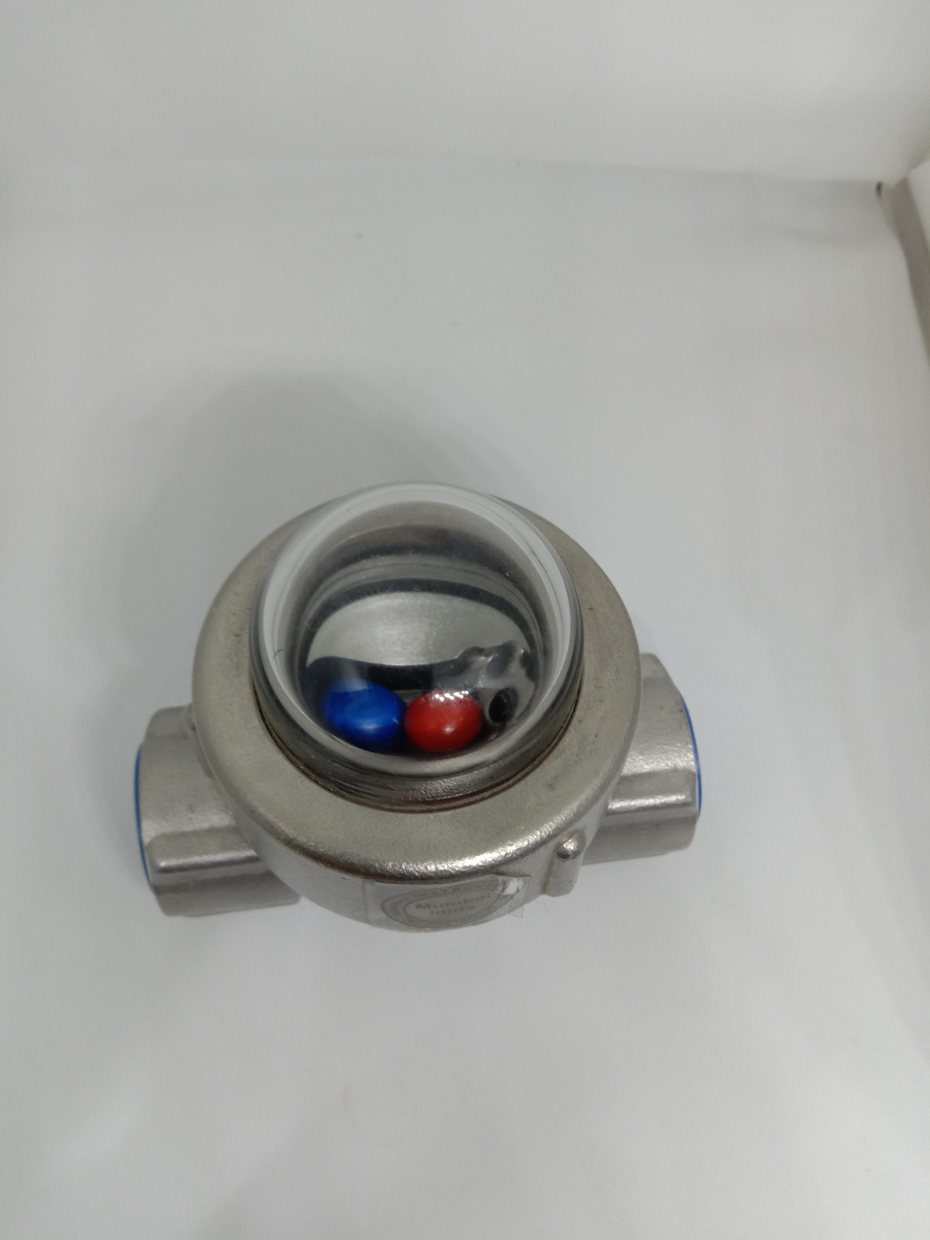 Sight Flow Indicator - Stainless Steel & Pvc , 1/4" To 1" Size Options, Multi-color Availability, Manual Function For Liquid/oil/gas Monitoring