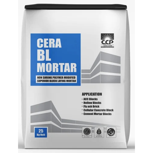 Cera Bl Mortar Tile Adhesive For Aac Blocks - Application: Industrial