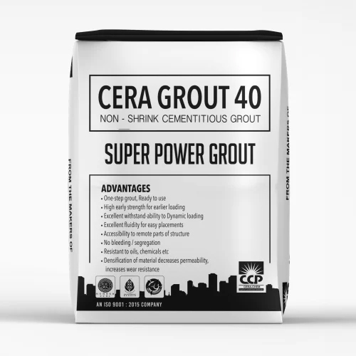 सेरा ग्राउट 40 उच्च ताकत वाला सीमेंटित ग्राउट