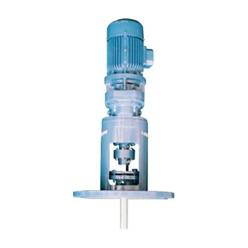 Close Tank Agitator - Stainless Steel, 220/440 Volt Electric Drive, Blue | Automatic PLC Control, Versatile for High-Viscosity Fluids