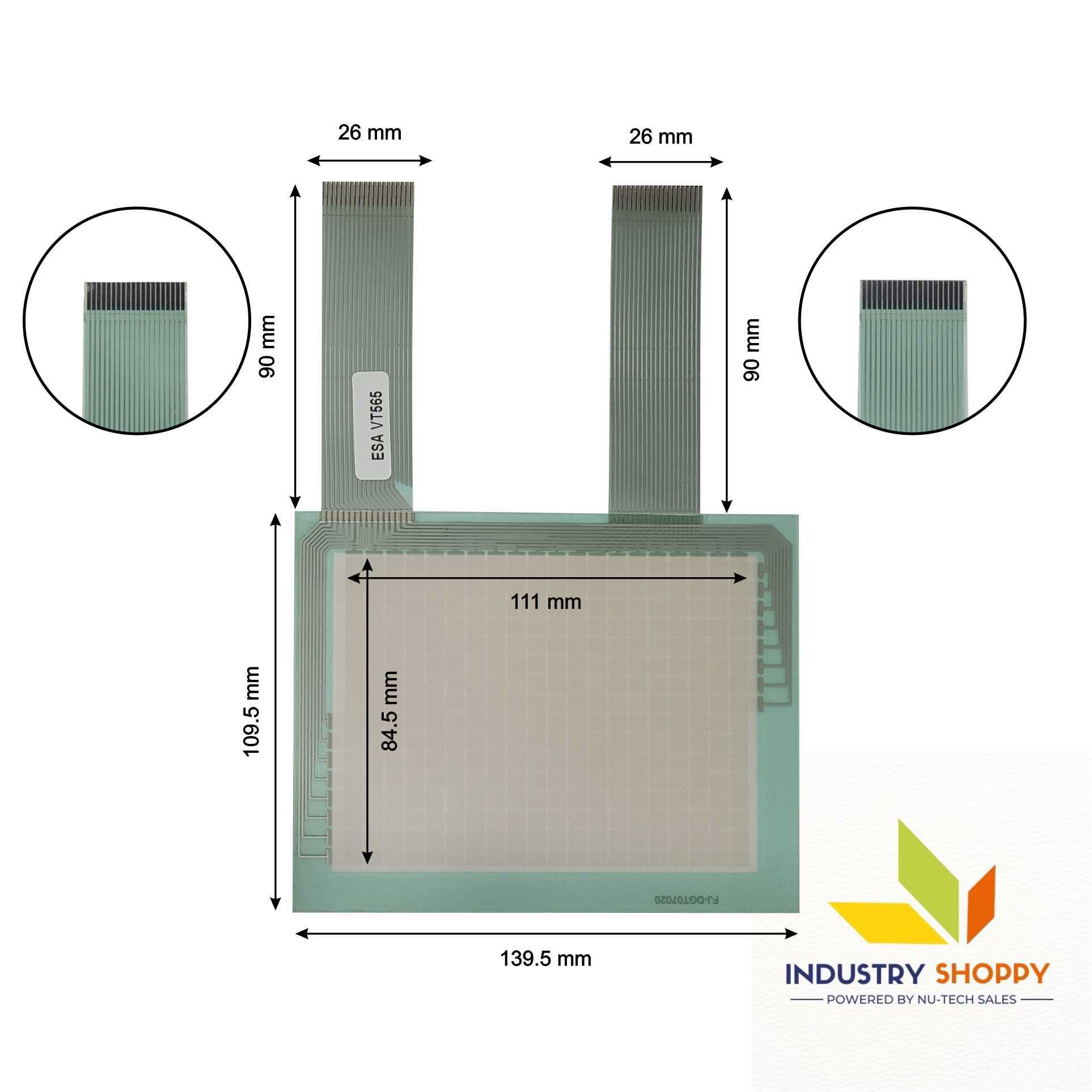 Touch Screen For Esa Vt565 - Features: Robust Design