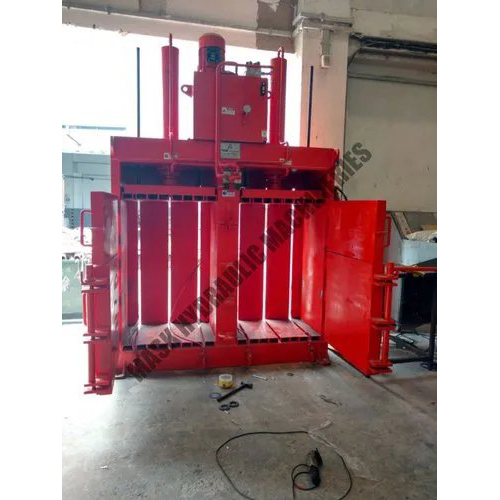 Small Pet Bottle Baling Machine - Color: Red