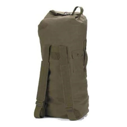 जीआई स्टाइल डबल स्ट्रैप डफेल बैग