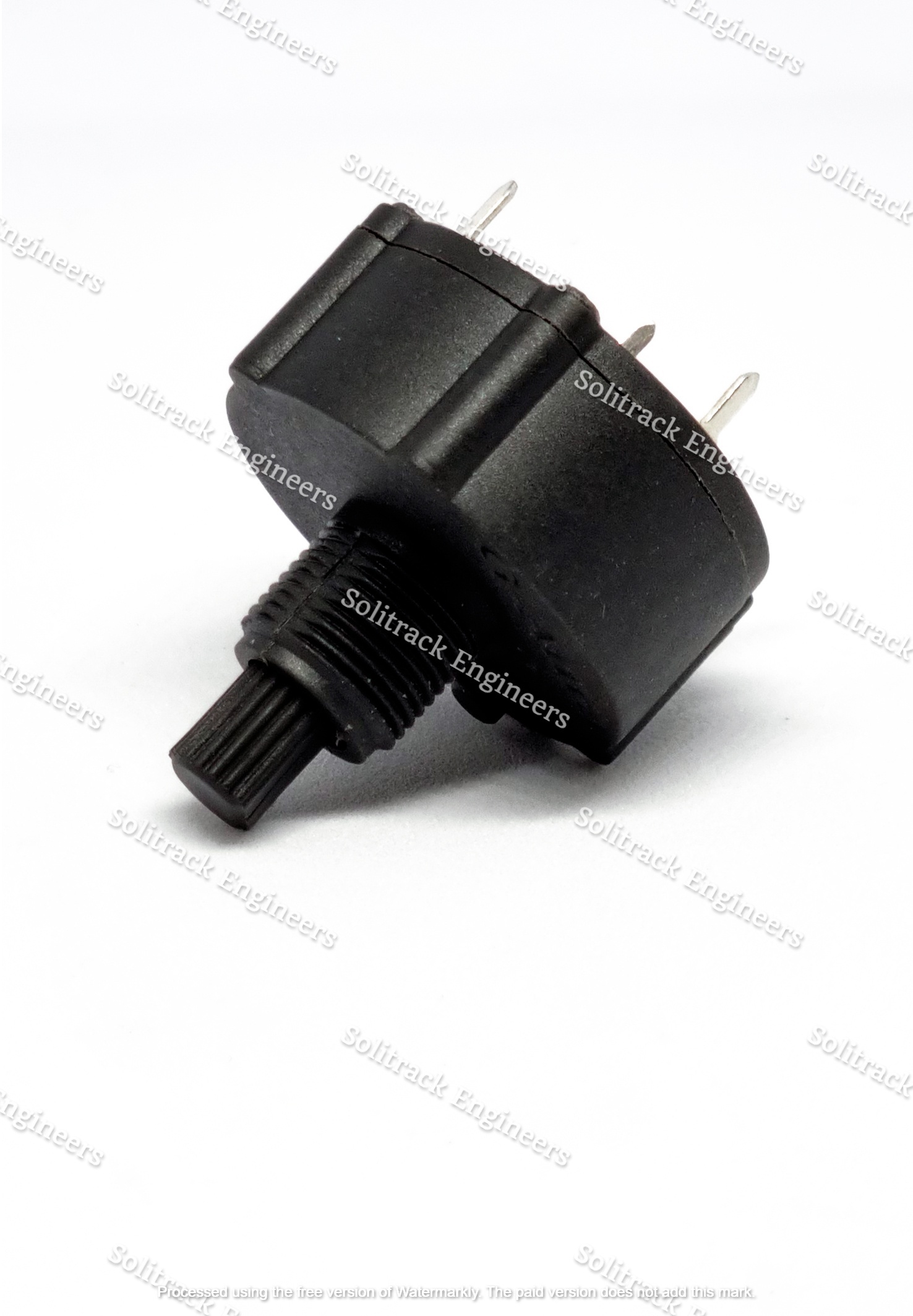 26mm Single Pole Rotary Switch - Nylon Pa6 Gf30%, 16a Rated Current, 220v Voltage, Black Color, 5 To 8 Switch Positions