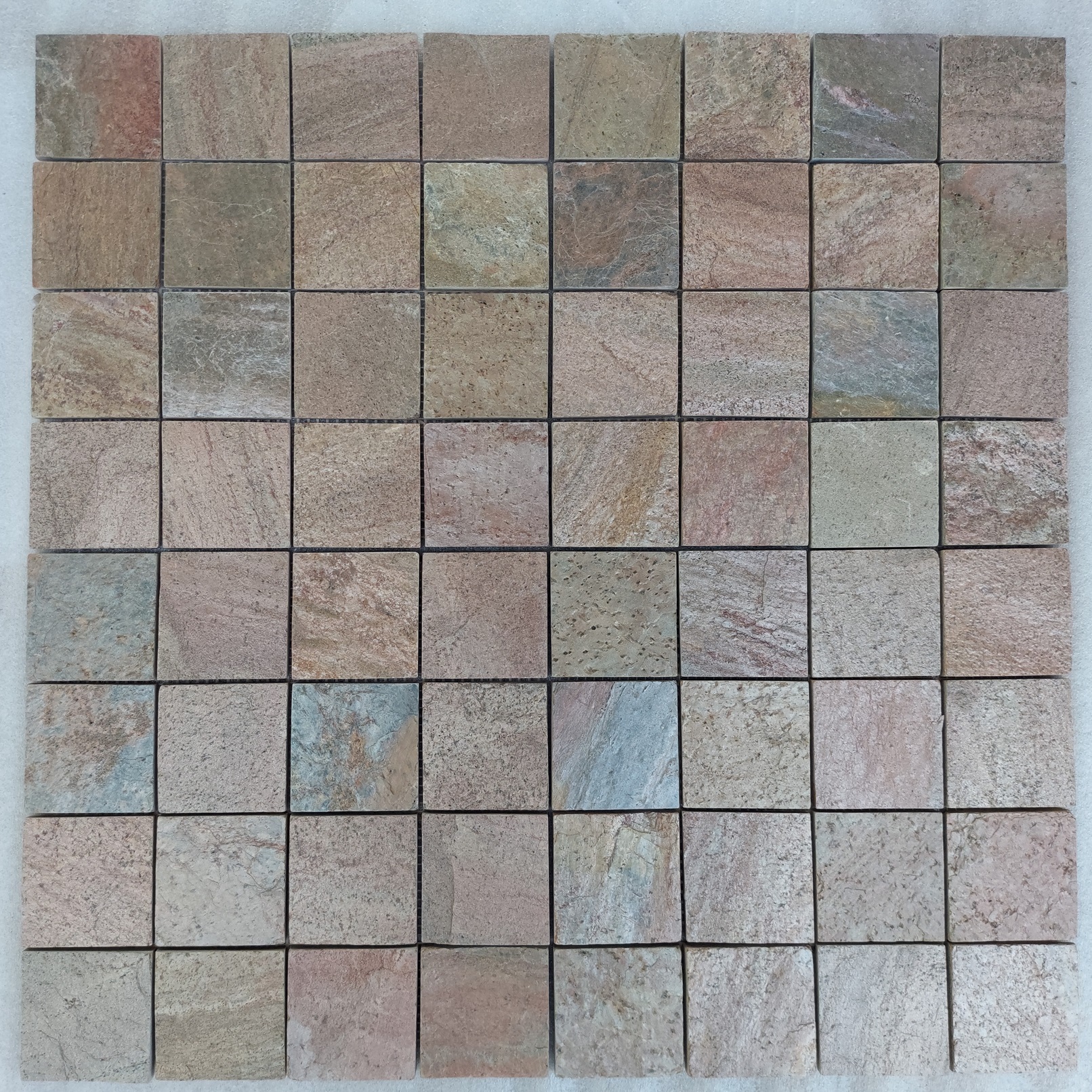 Natural Copper Slate Mosaic For Kitchen Bathroom Swimming Pool - Size: 300x300mm