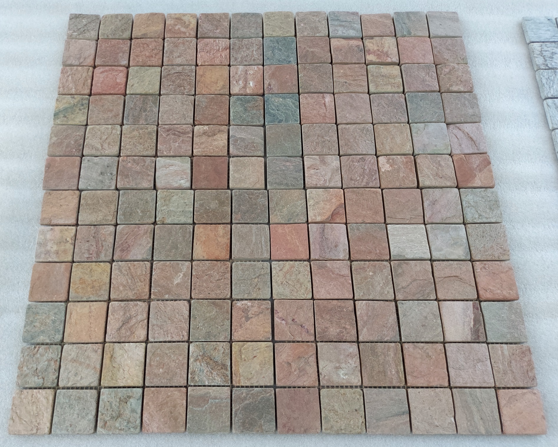Natural Copper Slate Mosaic For Kitchen Bathroom Swimming Pool - Size: 300x300mm