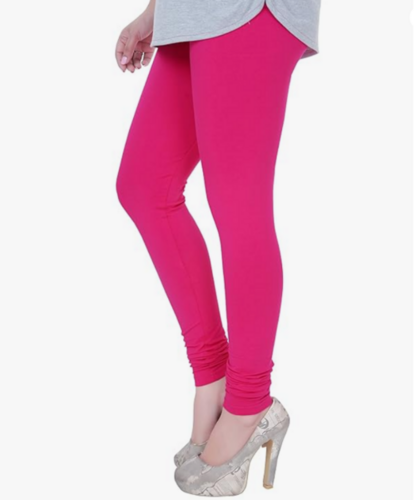 Dark Pink Churidar Lycra Legging - Color: 55+ Colours