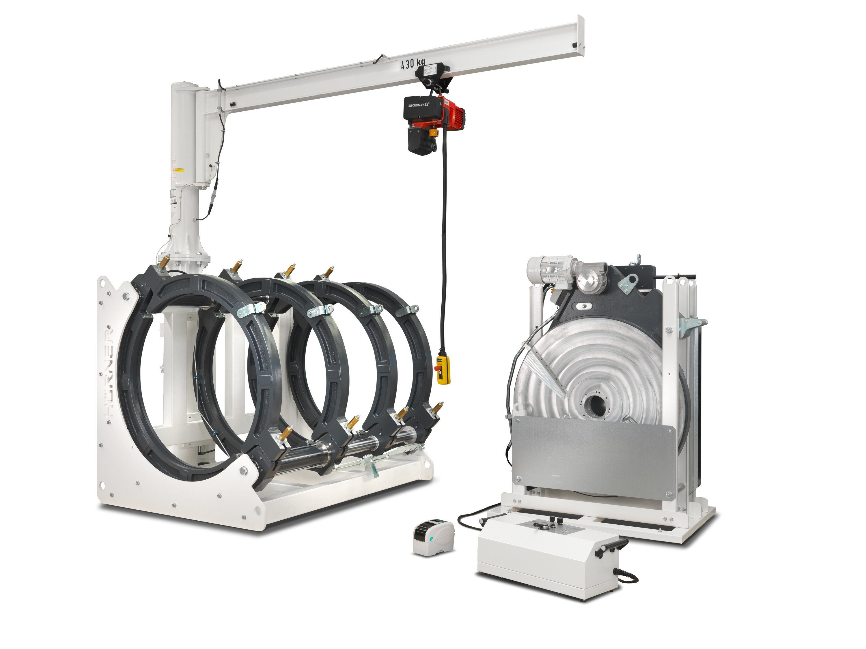 Butt Welding Unit Weldcontrol 2.0 - O.d. 40-160 Mm To 1000-1600 Mm | Automatic Data Logging, Iso 12176 Compliance, Dual Mode Operation, Usb Data Output