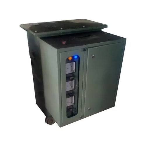 50 kVA Oil Cooled Voltage Stabilizers - Three Phase, Analog Display | AC to DC Conversion, Warranty Included