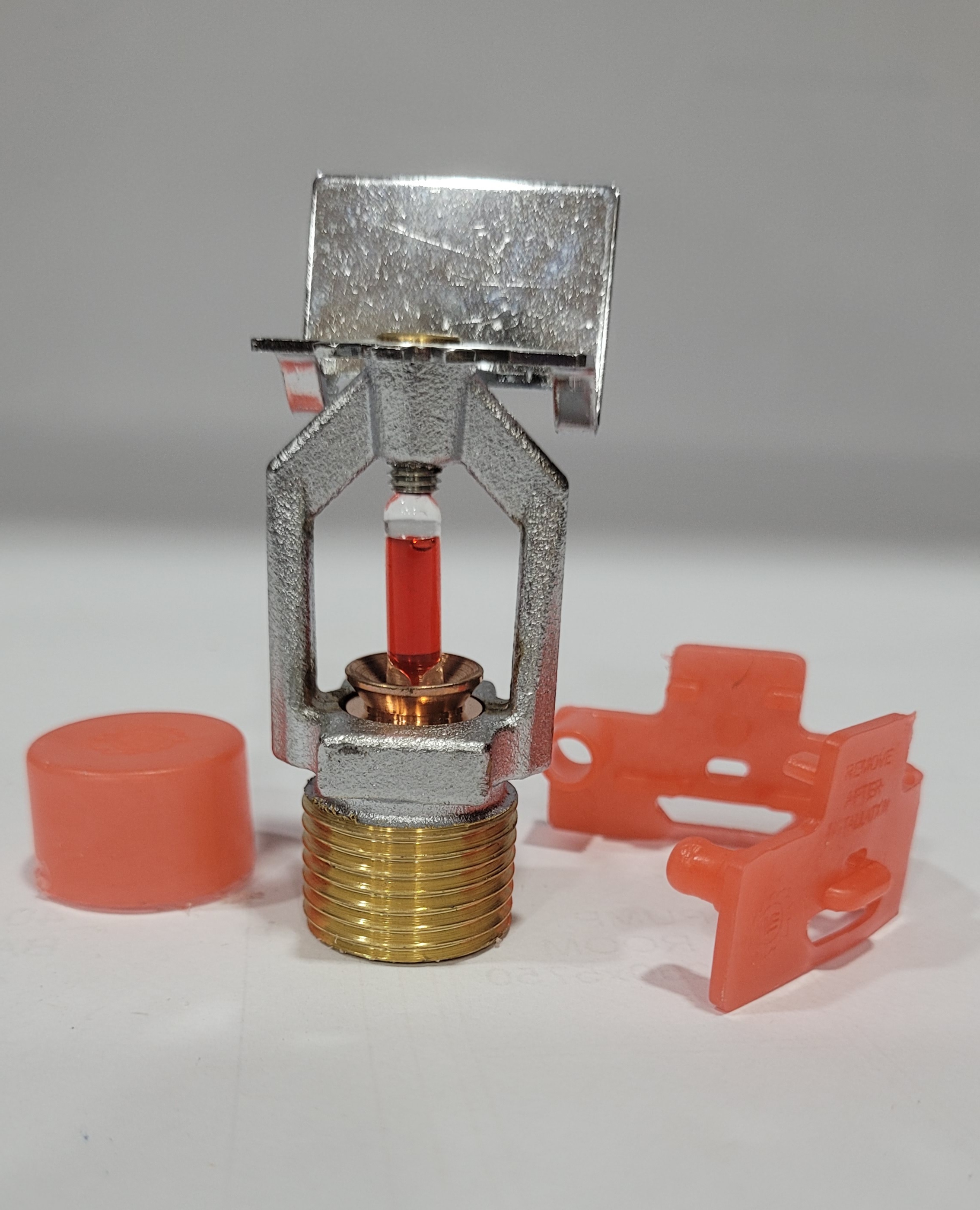 Side Wall Sprinkler - Mild Steel, Golden Finish | Industrial Fire Fighting Equipment With Warranty