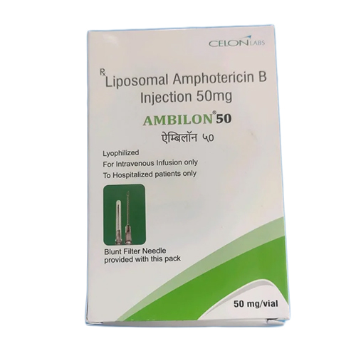Liposomal Amphotericin B Injection - 50 MG Liquid Formula | Fungal Infection Treatment, Doctor Recommended Dosage, Store in Cool & Dry Place