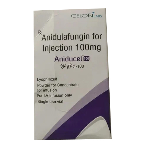Anidulafungin Injection - 100 MG Liquid Formulation | Recommended for Human Use, Store in Cool & Dry Place, Administered as per Doctor's Suggestion