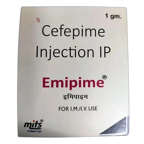 Cefepime Injection IP - Liquid Formulation for Human Use | Dosage Guidelines as per Doctor's Suggestion, Store in Cool and Dry Place