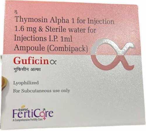 Liquid Thymosin Alpha 1 For Injection And Sterile Water For Injection Ip