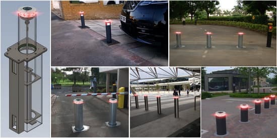 Various Colour Solar Bollard Light For Road And Building Department