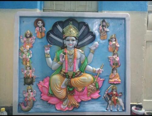 विष्णु संगमरमर की मूर्ति