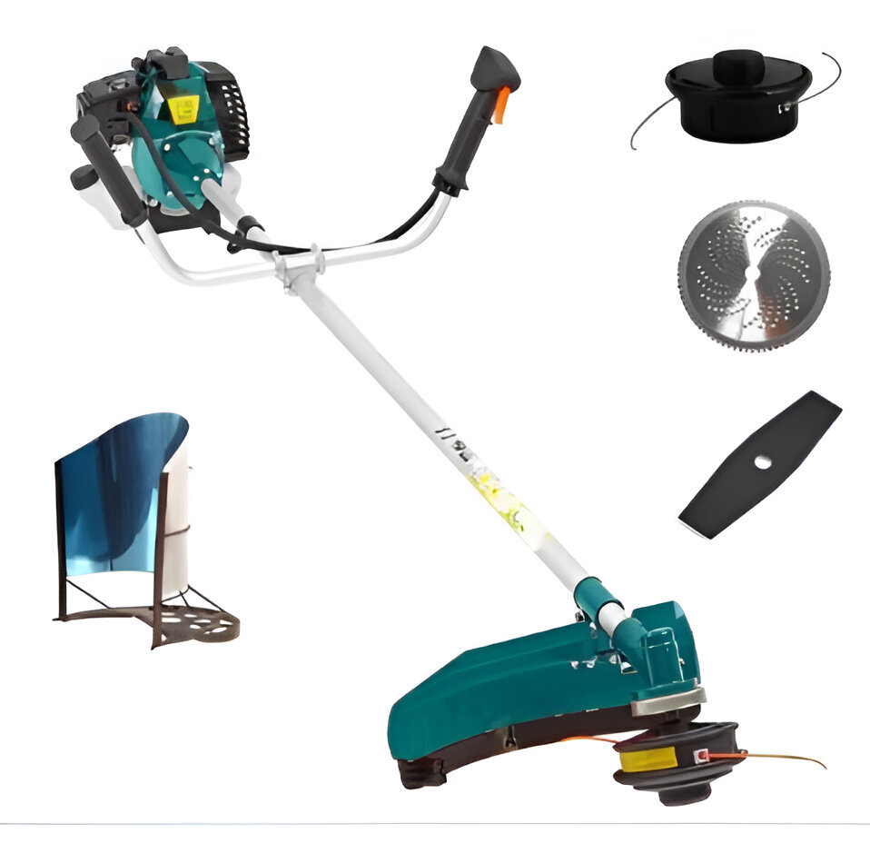 Multi-crop Petrol Operated Brush Cutter Machine Of 2-stroke, 52cc With Tct Blade And Paddy Guard