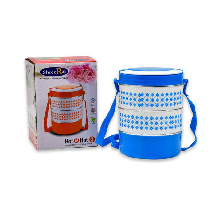 3 Layer Adjustable Insulated Tiffin Set