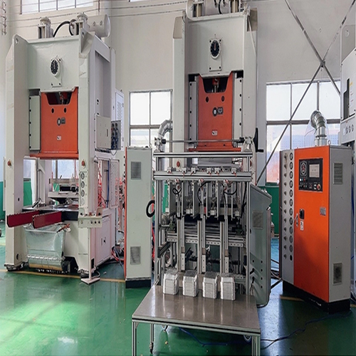 Silver White 3Phase Semi Automatic Aluminium Foil Container Making Machine