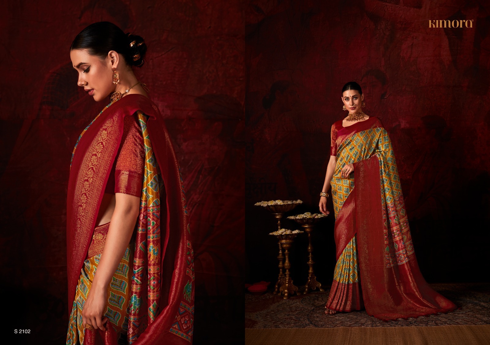 Saree Softy Silk Fabric With Digital Print