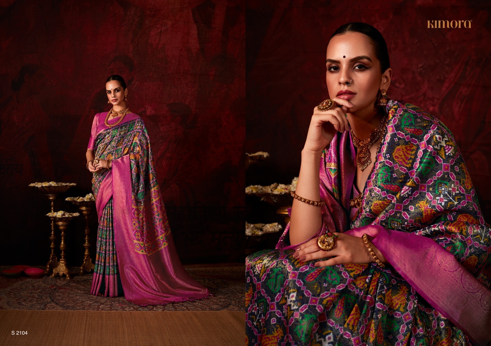 Saree Softy Silk Fabric With Digital Print