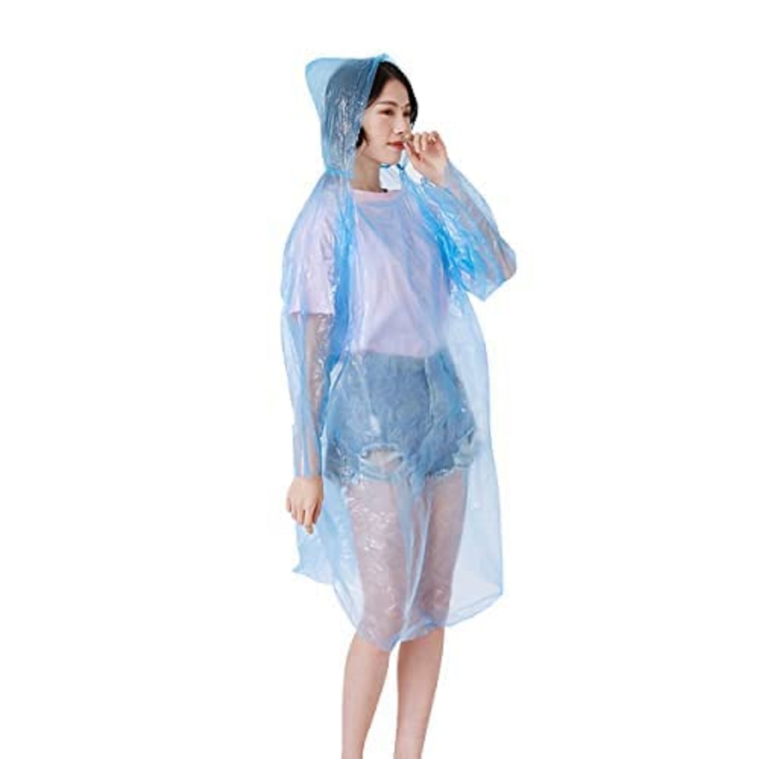Disposable Ball Shape Raincoat - Waterproof Poncho, Compact 6-inch Ball Design | Hand Wash Only, Portable With Carabiner For Easy Carrying