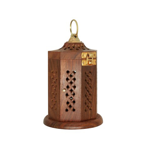 Lantern 4x6 Inches - Carved And Polished Antique Imitation Lantern | Ideal For Ceremony Or Party Decoration, Wedding Decoration, And Home Decoration