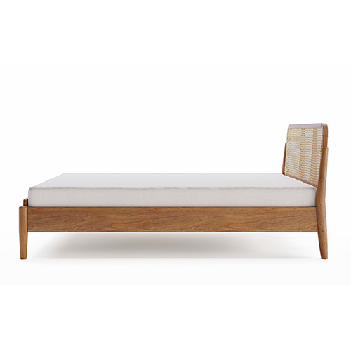 Rattan Double Bed - Size: As Per Need
