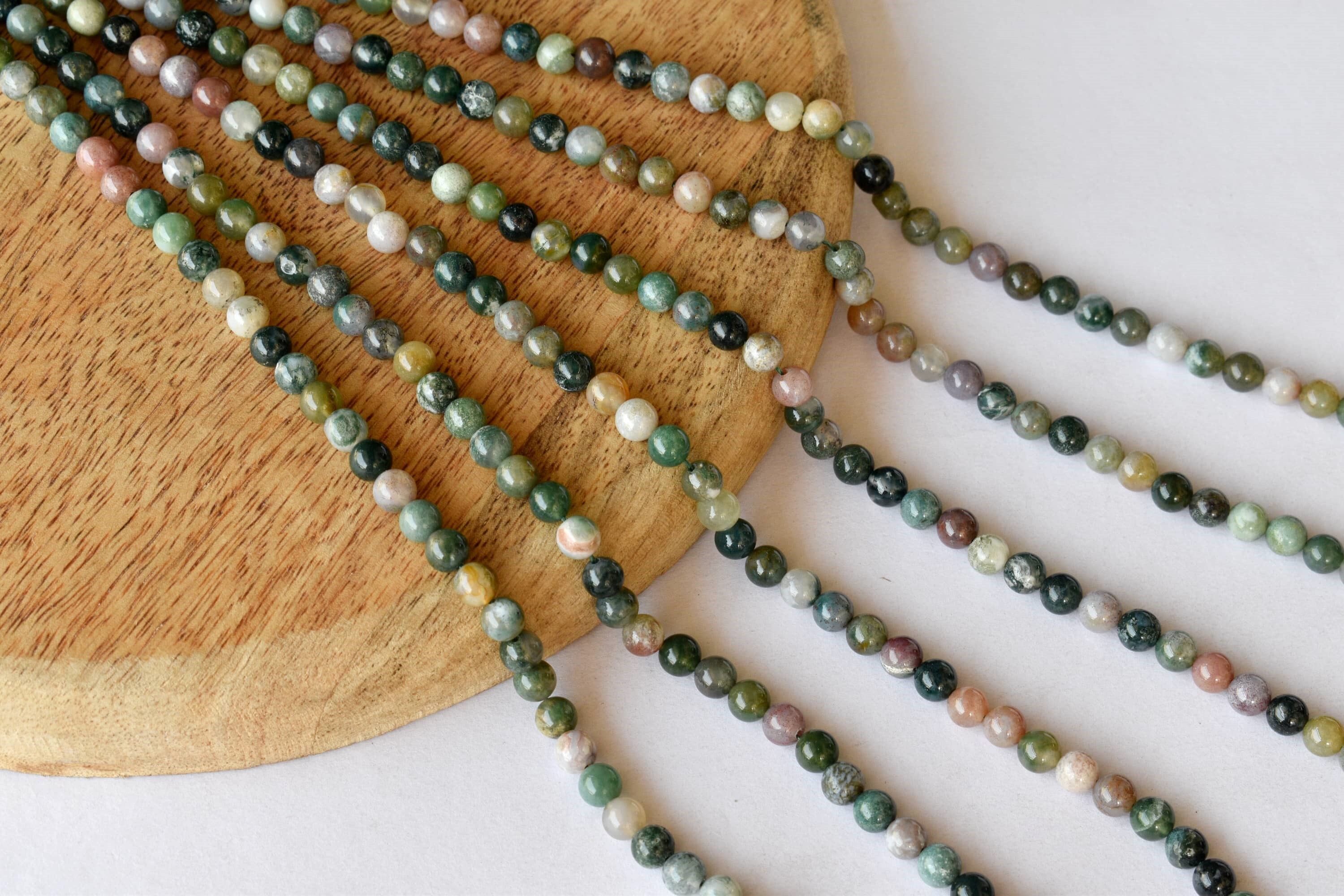 Fancy Jasper Beads - 14.5 Inch Strand, 4mm To 12mm Round Beads | Natural Polished Stone, Unique Earthy Hues