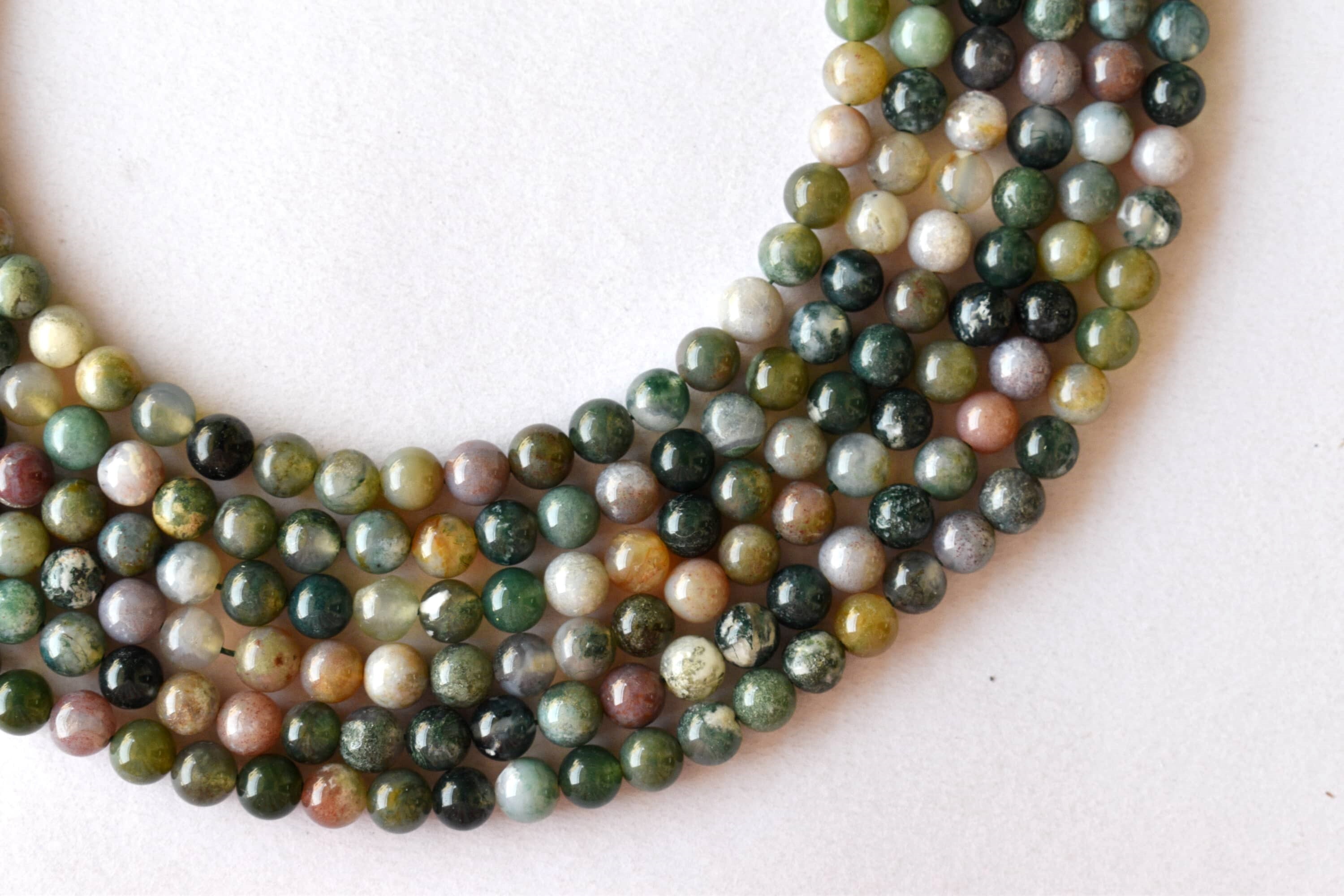 Fancy Jasper Beads - 14.5 Inch Strand, 4mm To 12mm Round Beads | Natural Polished Stone, Unique Earthy Hues