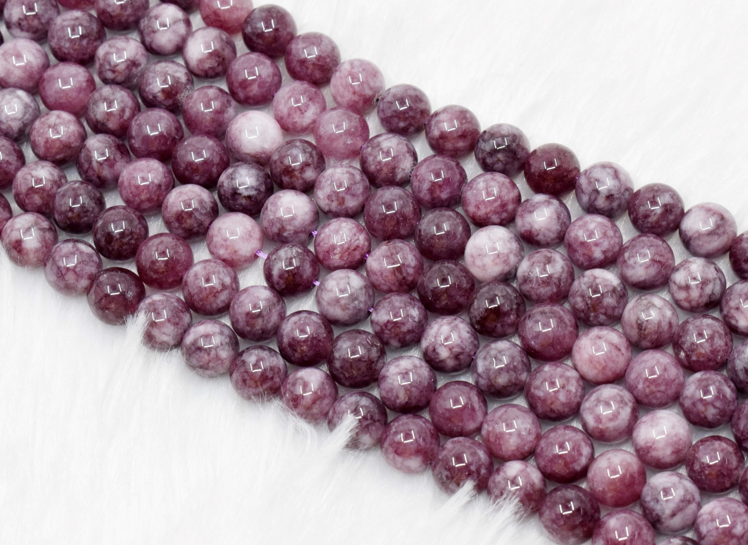Pink Tourmaline Heated Beads - 14.5 Inch Strand, Hand-selected Polished Round Gemstone Beads For Elegant Jewelry