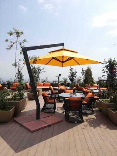 साइड पोल छाता स्क्वायर 8 फीट