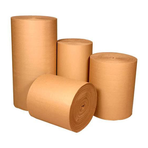 Brown Corrugated Roll - High-quality Corrugated Paper, Customizable Size, Natural Brown Color, Printing Compatible For Versatile Packaging Solutions