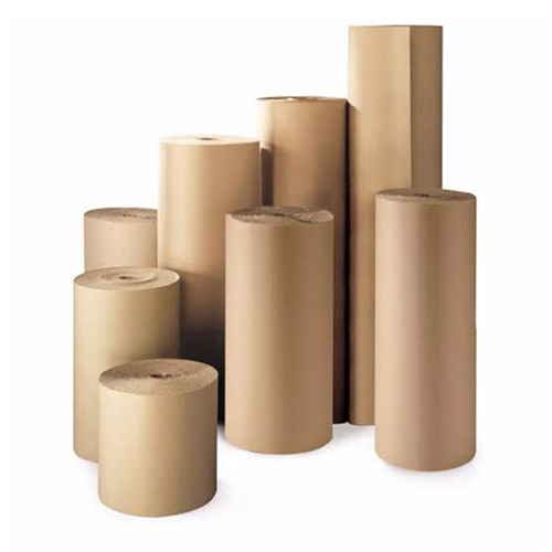 Brown Corrugated Roll - High-quality Corrugated Paper, Customizable Size, Natural Brown Color, Printing Compatible For Versatile Packaging Solutions