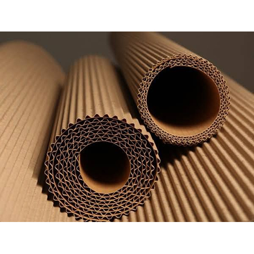 Brown Corrugated Roll - High-quality Corrugated Paper, Customizable Size, Natural Brown Color, Printing Compatible For Versatile Packaging Solutions
