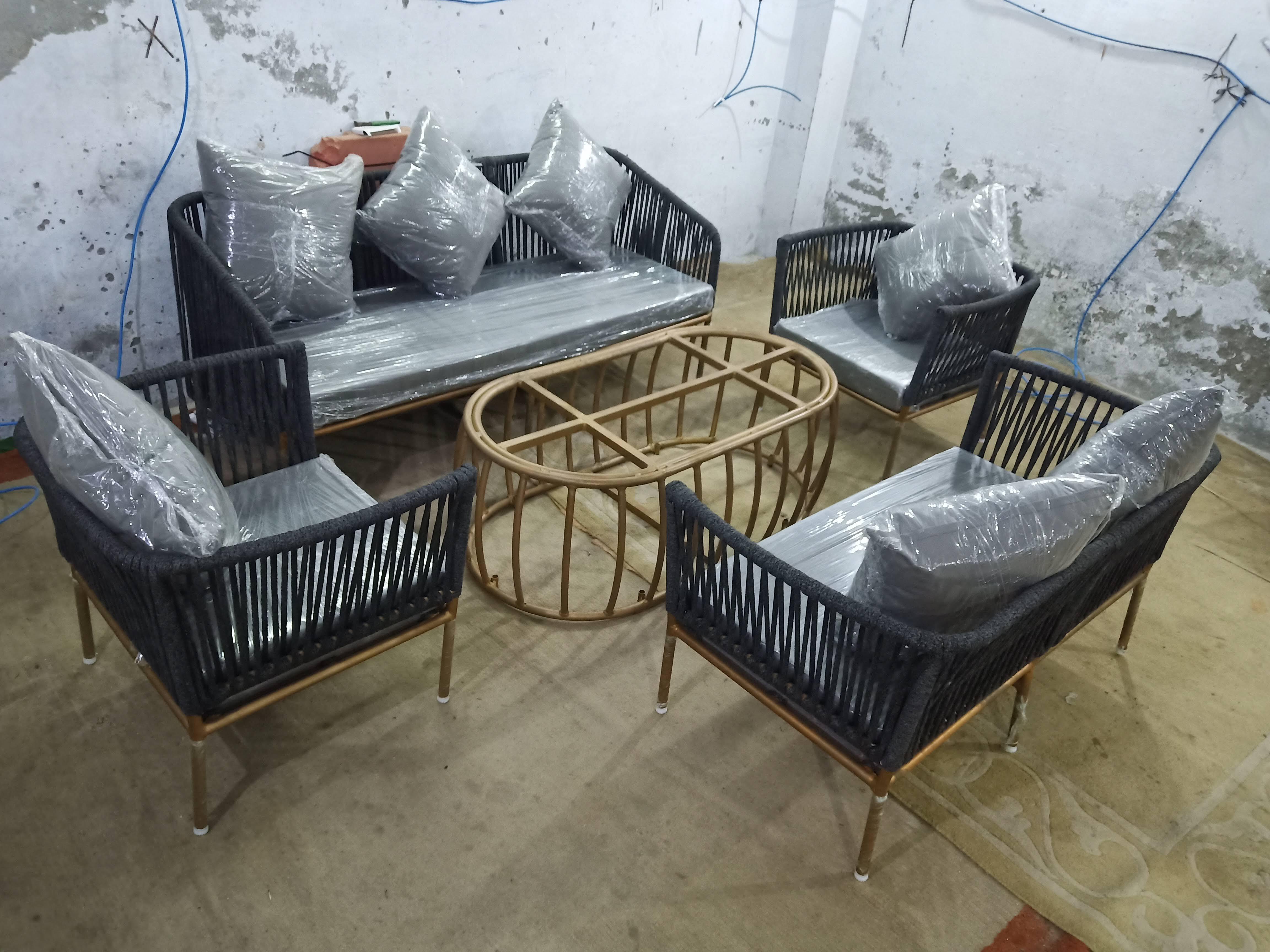 Braid And Rope Sofa Set