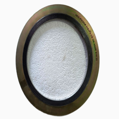 Spiral Wound Metallic Gasket - Stainless Steel 4.5 Mm Thickness 0.5 To 60 Inch Size | High-temperature And Pressure Resistance Ideal For Oil Refineries And Power Plants