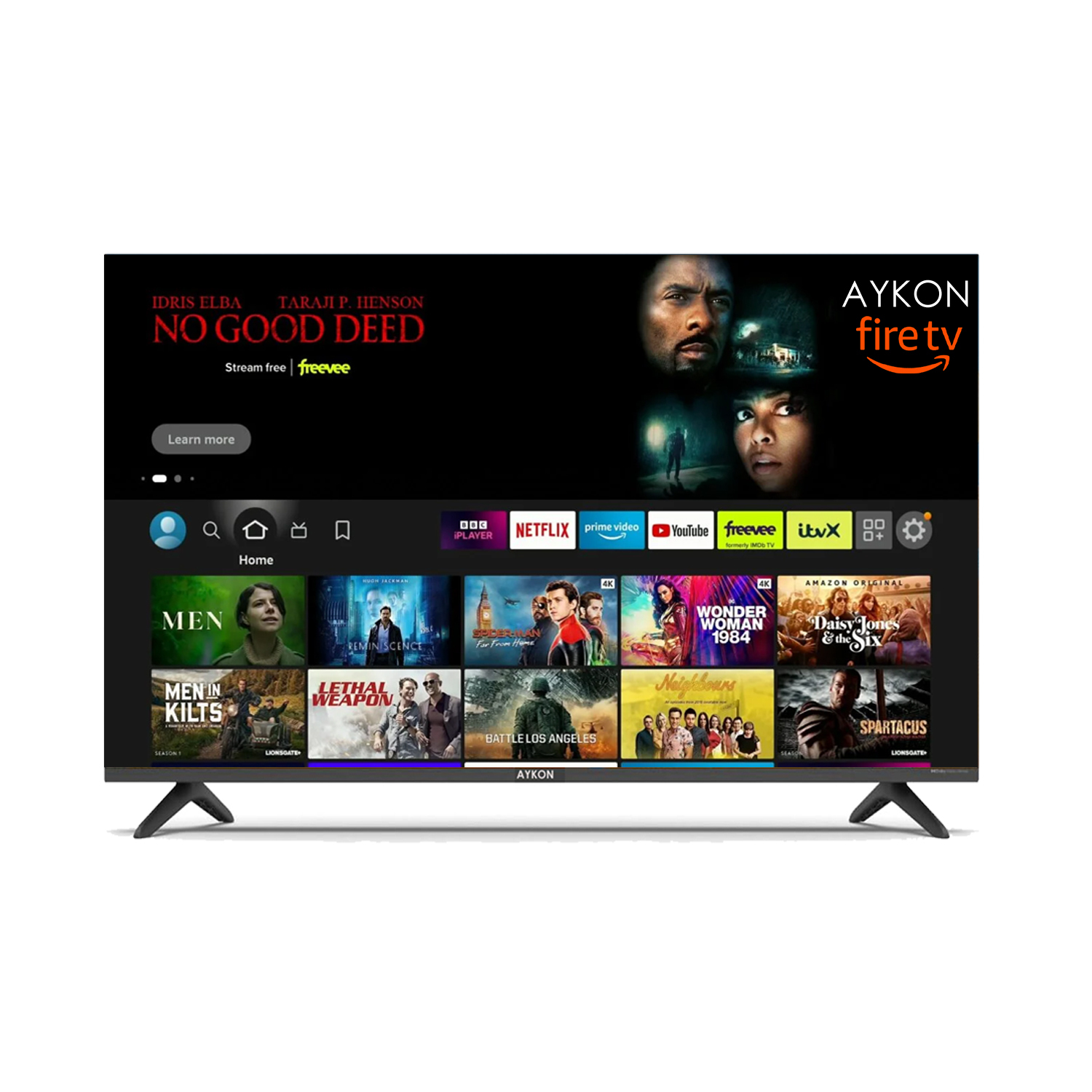 Fire Led Tv With Alexa - Color: Black