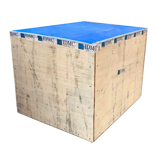 Plywood Packaging Box - Wood Material, UV Offset Printing, Matt Lamination | Warranty Included, Durable Design, Ideal for Secure Shipping