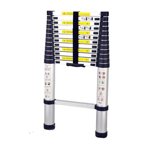 Aluminium Telescopic Ladder - 4-8 Feet & 6-12 Feet Sizes | High-Quality Aluminium, Adjustable, Anti-Corrosion, Step Ladder Design