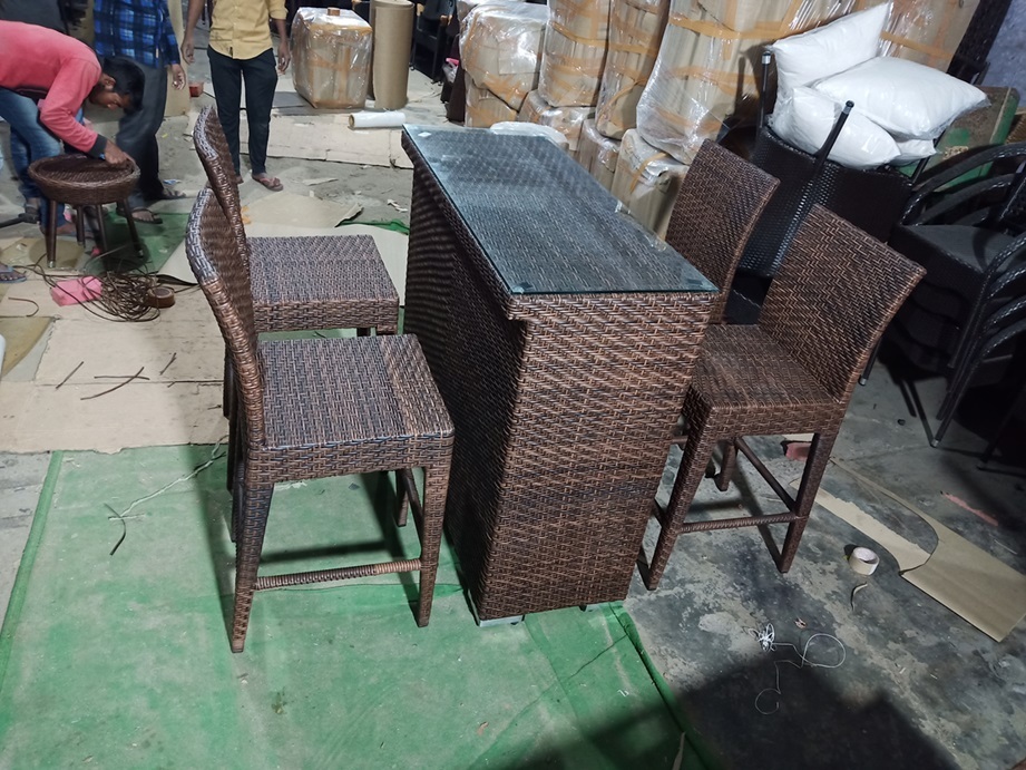 Bar Dining Set 6+1