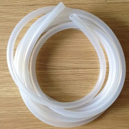 Platinum Cured Silicone Tubing - Round Shape, Shore A 70-75 Hardness, White Color | Flexible, Durable, Industrial-Grade for Fluid and Gas Transfer