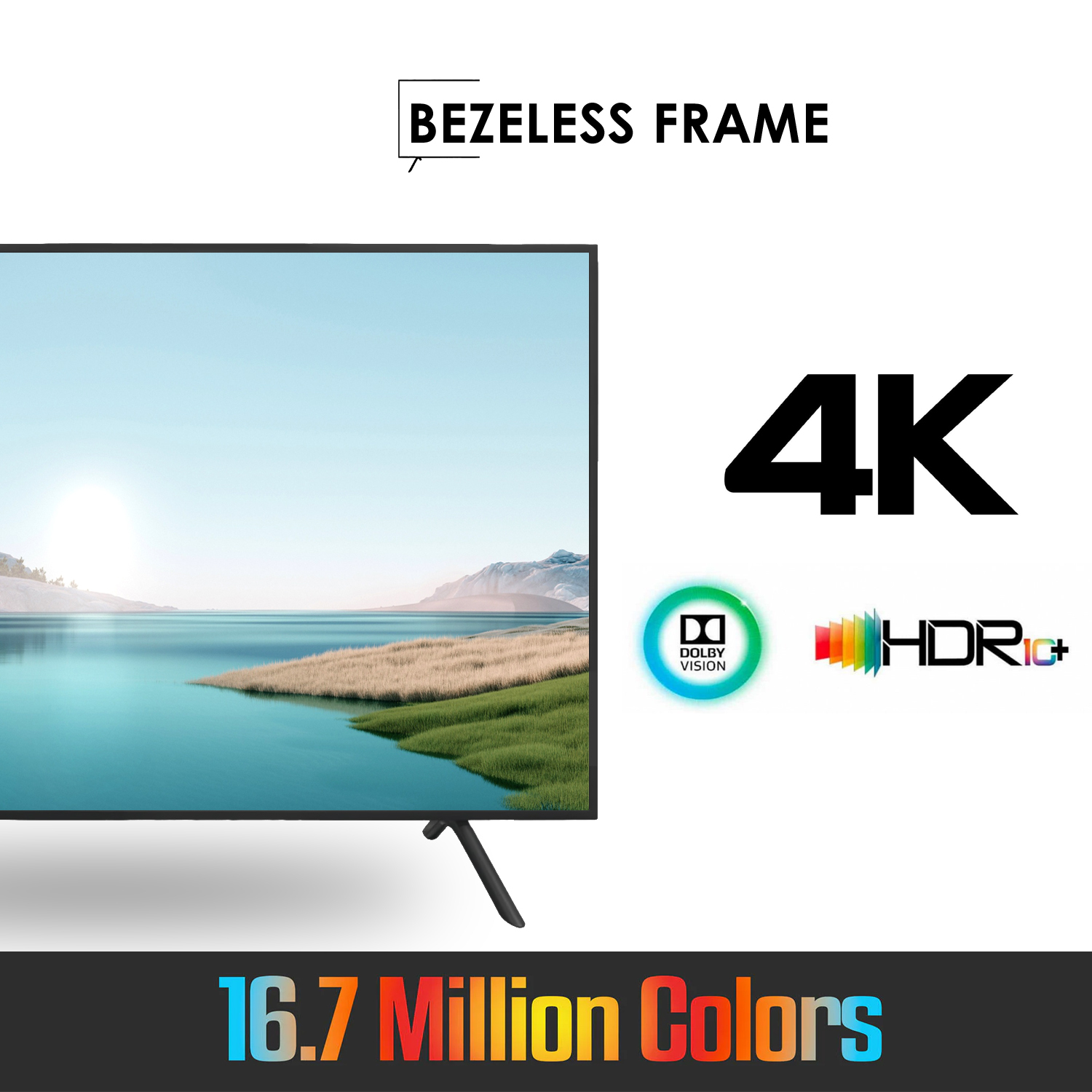 Curved 40 Inch Led Tv - Color: Black