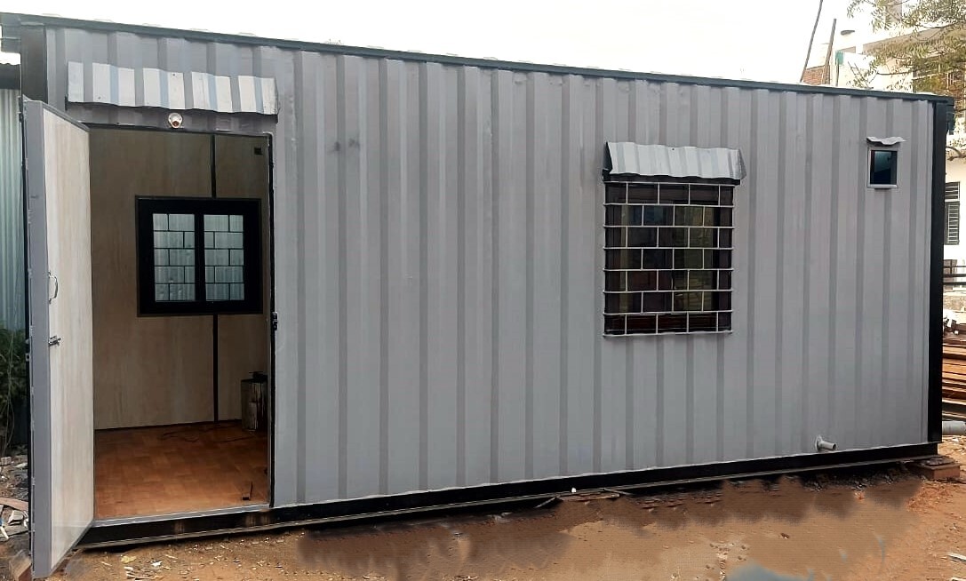 Prefab Site Office Cabins - Color: Grey