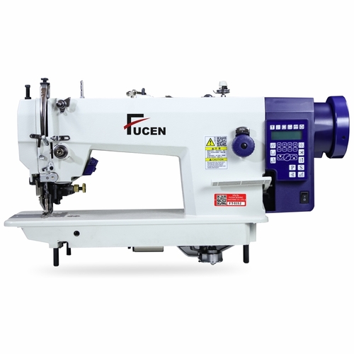 FT-0352: कम्प्यूटराइज्ड, सिंगल नीडल, टॉप और बॉटम फीड लॉकस्टिच सिलाई मशीन, जो वर्टिकल एज ट्रिमर, ऑटोमेटिक थ्रेड ट्रिमर, नीडल पोजिशनिंग ऑटो रिवर्स, ऑटो लिफ्टर और ऑपरेशनल पैनल के साथ आती है।