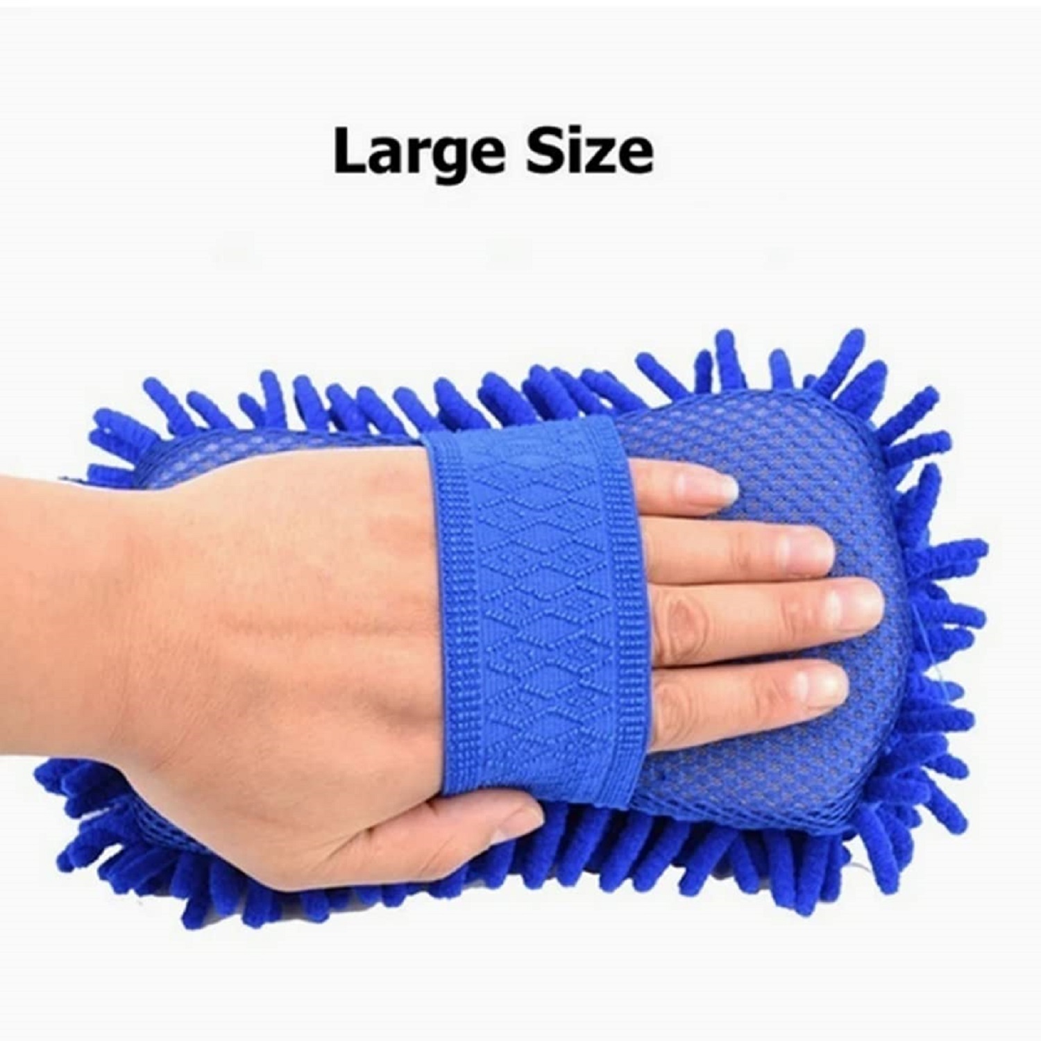 Multipurpose Car Wash Sponge - Large Size, Blue Color | Easily Clean Larger Areas, Scratch-free Design, Perfect For Versatile Car Cleaning