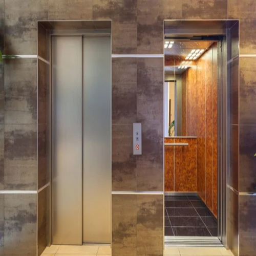 Auto Door Passenger Lift - Stainless Steel, Electric Power Supply | AC Drive, Dumbwaiter Mechanism, Durable Design for Residential Use
